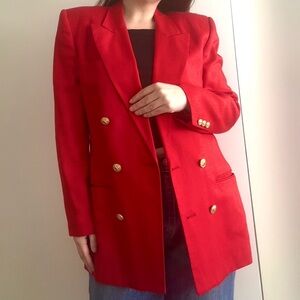 Vintage Double-Breasted Talbots Blazer
